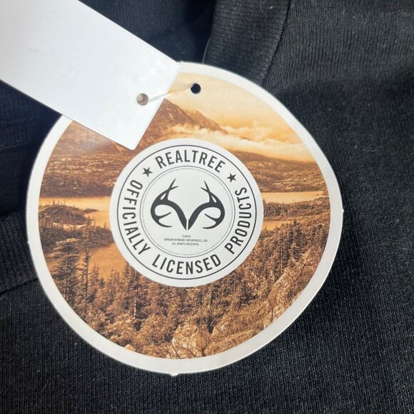 Realtree Camo Logo Graphic Tshirt Mens Large Black New Outdoors - Picture 9 of 9